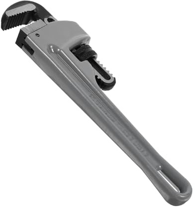 Tofficu Llave Ajustable Para Tuberías De 8 Pulgadas Llave Inglesa Pequeña De Aleación De Aluminio y Acero Cromo-vanadio Herramienta Resistente Para Fontanería Uso Profesional y Bricolaje Para Baño