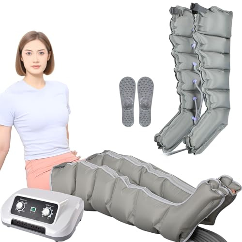 Pressoterapia Linfodrenaggio Professionale, Pressoterapia Per Casa 6 Camere | Pressoterapia Linfodrenaggio Gambe, Apparecchio Pressoterapia Professionale a casa, Lymphatic Drainage, 0-30 min, 0-240 mmhg