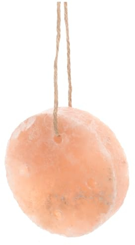 TOYANDONA Kleintier Salzleckstein Aus Natürlichem Mineral Mit Praktischem Aufhänge-Riemen Für Kaninchen Hamster Und Zwergkaninchen Fördert Gesundes Knabbern Und Mineralstoffaufnahme