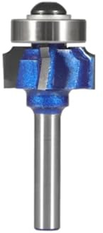 ZHLWei Broca fresadora redonda de esquina con vástago de 6 mm/6,35 mm/8 mm, R1, R2 y R3, for cortar bordes de madera.