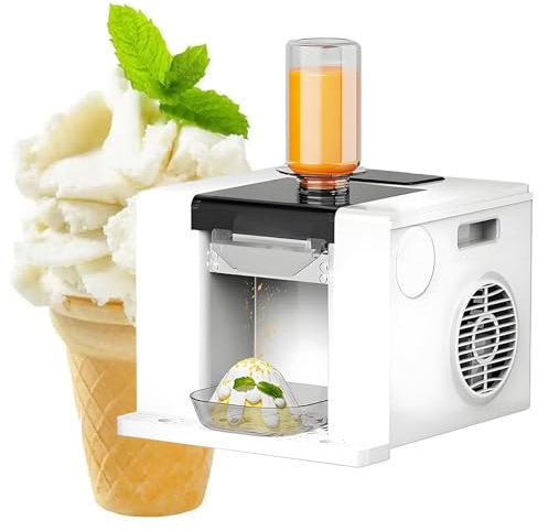 Macchina elettrica per granite - Mini macchina per ghiaccio tritato per dolci surgelati - Tritaghiaccio professionale per latte, succhi e cioccolato