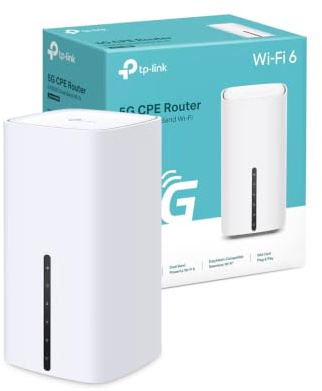 TP-Link Archer NX505 Router 5G Wi-FI 6 AX3000Mbps Bi Banda fino a 4,67 GB/s, 2 porte LAN Gigabit + 1 porta WAN/LAN, fino a 64 dispositivi, EasyMesh, compatibile con tutte le schede SIM degli operatori