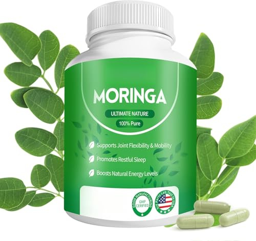 Polvo puro de moringa para la energía, la salud de la piel y los intestinos