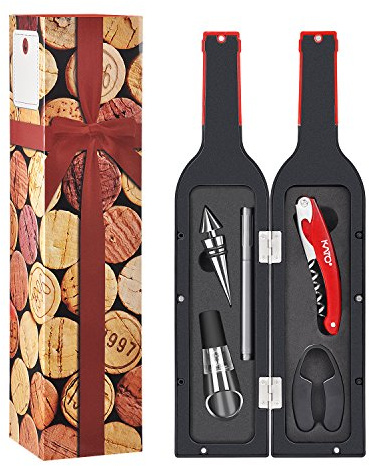 Kato Wine Opener Gift Set with Corkscrew & Accessories