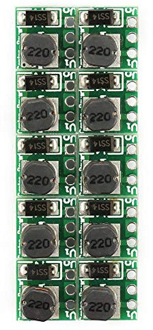 10 st Boost Converter Step Up Converter Modul, DC-DC 0,9-5V till 5V Spänningsregulator T64 Justerbar Strömförsörjningsmodul Kretskort