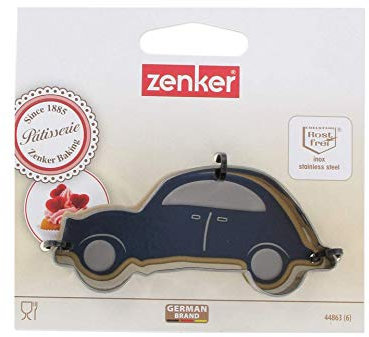 Zenker 44863 Formina Tagliabiscotti Macchinina, Acciaio Inox