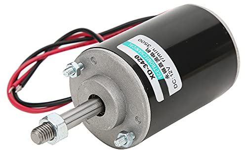 AUTO Moteur à courant continu, moteur à courant continu à grande vitesse d'aimant permanent de CW/CCW pour 12/24V 30W pour le générateur DIY(12V,3000RPM) permanent magnet dc motor reversible