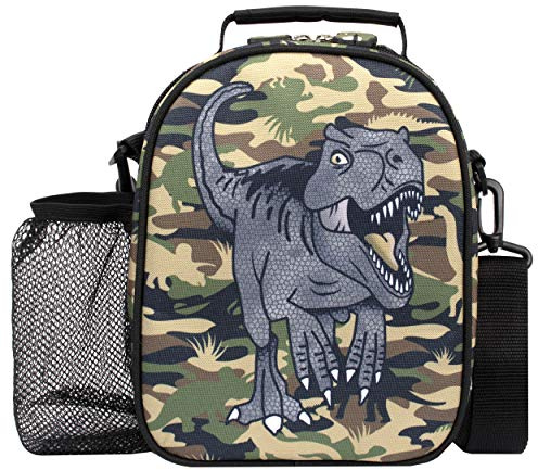 Fringoo - Vianda de Dinosaurio - Lonchera para niños con aislamiento térmico - Geniales viandas de dinosaurio - Gran regalo para los amantes de los dinosaurios