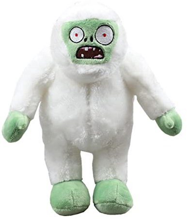 uiuoutoy Zombies Plushies Schneemann Zombie Yeti Plüschpuppe Weiches Stofftier Kinder Geschenk
