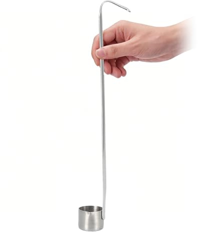 Wine Ladle Spoon Stainless Steel Wine Measure Spoon Long Handle Beer Pouring Ladle Rust Proof Sauce Serving Spoon Soup for Cooking Soup Sauce(25ML)