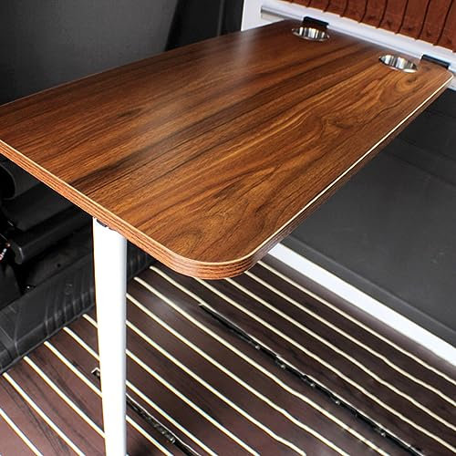 Campingtisch für Wohnmobile Klapptisch Wandmontage aus Aluminium für Wohnmobile Abnehmbare Wohnmobiltische mit Stahlrohrhalterung und Umweltfreundlicher Tischplatte Wohnmobiltisch Reservespülbecken (