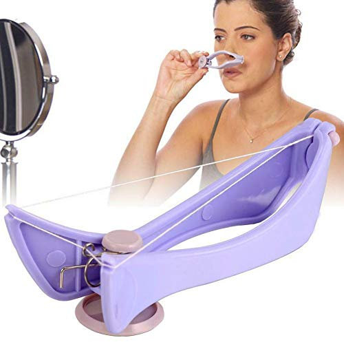 Depilación con rosca, depiladora facial, depiladora portátil manual, herramientas de depilación, maquinillas de afeitar faciales para mujeres, removedor de vello del labio superior, para mujeres u