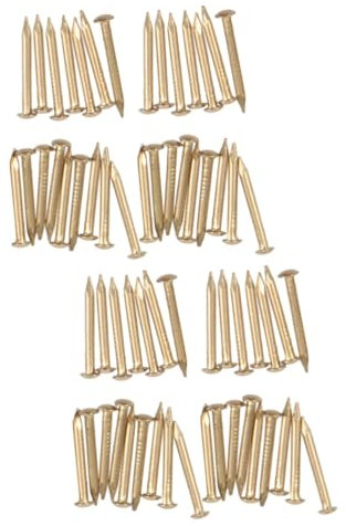 CIYODO 400 Stk Nägel Aus Messing Bronzene Nägel Verzinkt Nagel-maniküre-set Nagel-sortiment-kit Nägel Für Möbelfinger Haken Schlagkraft Nagelsets Verkleidung Nagel-hardware-kit Quaste