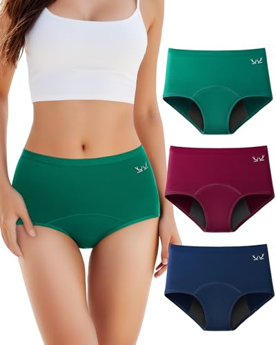 TANSTC Period Pants for Women, Heavy Flow Leakproof Menstrual Knickers