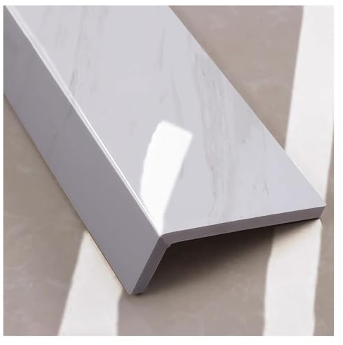 Window Sills Cover Board,Cuttable Windows Replacement Plate,Window Sill Cover Ledge Guard Protectors(Grey texture,60x12cm)