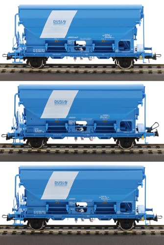 Roco 6600134 H0 3er Set Schwenkdachwagen Tdns, Duslo, Ep. VI