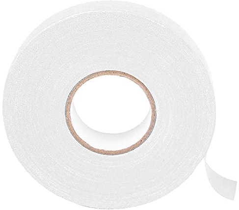 TIKATARER Hockey -Stickband, Hockey -Schutzband Sport Hockey Tape Badminton Pole Rod Pads Hockey -Stick -Tapes Baseball Grip Tape für Hockeystab, Lacrosse -Baseball und Softball -Fledermäuse (WHITE)