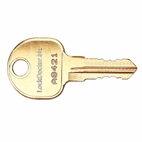 Replacement WT WangTong Office Furniture Keys (Range A8001-A8500) | WT A8 Series Key | Desk Pedestals & Drawers, Filing Cabinets, Cupboards, Lockers, Tambour Units & More | Key Number Required