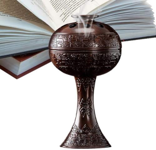 Brûleur d'encens au charbon de bois, bougies en métal, décoration de salle familiale, brûleur d'encens chinois, décoration de la maison pour méditation, espace, yoga, hôtel, cérémonie Ki