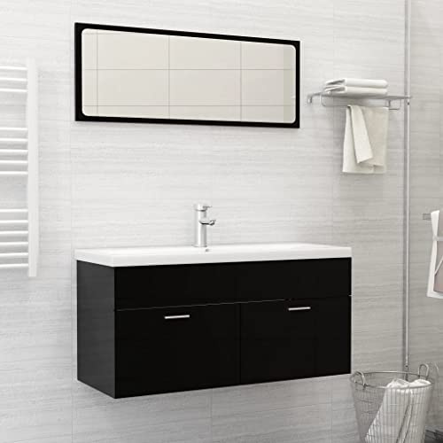 Lavabo à Encastrer with Céramique, Design Moderne, Vasque à Poser Salle de Bain, Lavabo Salle de Bain, Lave Main, Meuble Vasque Salle de Bain, Blanc, 101 x 39 x 18 cm