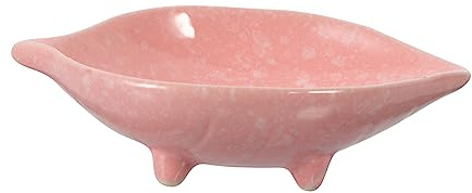 ifundom Small Pet Ceramic Food Bowl for Hamsters Squirrels and Hedgehogs Delicate Non Breakable Feeding Dish with Smooth Surface Easy to Clean Small Animal Bowl for Healthy Growth