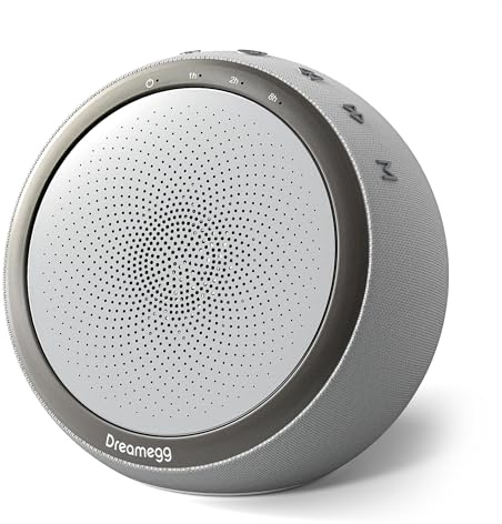 Dreamegg White Noise Machine for Adults - 10W Powerful Sound Machine with 29 Soothing Sounds, Noise Masking for Snoring, Traffic & Office Privacy, Ideal for Home, Travel & Deep Sleep