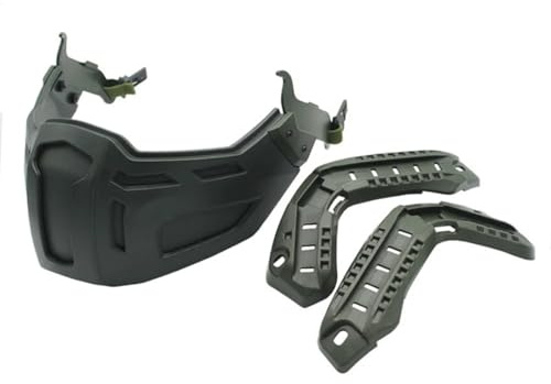 FAST Demi-masque tactique léger et amovible pour airsoft CS Game Chasse et plein air