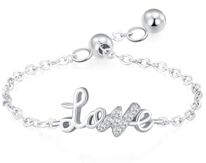 Ayoiow Liebe Partnerringe Weissgold 750 für Damen mit Diamant, Vorsteckring 750 Gold für Sie, 18 Karat Weißgold Größe 58 (18.5)