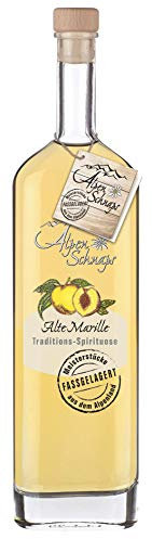 Alpenschnaps |Fasslagerung | 1 x 500ml | Marille | pures Alpenglück im Glas