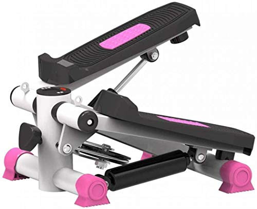 NNW Mini stepper för inomhus och utomhus, multifunktionell steppare, rosa