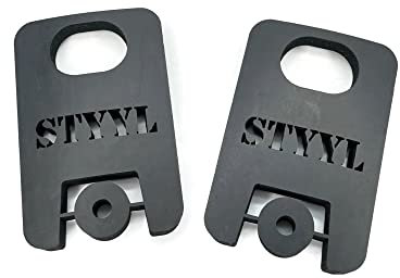 STYYL DUCATO JUMPER BOXER FENSTERSCHUTZ ZUSÄTZLICHES GUMMI-STOßSTANGEN-SET 2-TLG