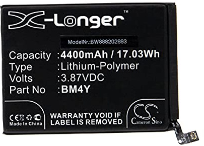 vhbw Akku kompatibel mit Redmi K40 5G, Pro 5G, Pro+ 5G, Ulta Handy Smartphone Telefon (4400 mAh, 3,87 V, Li-Polymer)