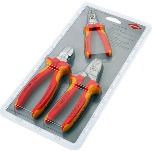 KNIPEX Elektro-Schneidset in Blister, 00 31 30 BK V02