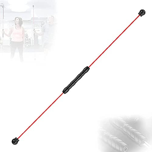 Fitness Schwingstab Pilates Yoga Stange Tremor Bar vibrierende Fitness-Stange Vibrierender Schwungstab, 160cm formender Tremorstab mit Fettverbrennung, Bauch parallel für Pilates, Yoga Workout, Büro