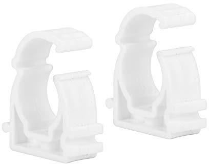 20 Stück PPR Wasserrohrschelle Kabel Rohrschelle Gasrohr Feste Schnalle Sanitärarmatur Rohrschelle Mit Schrauben (20mm+ Schraube 20St)