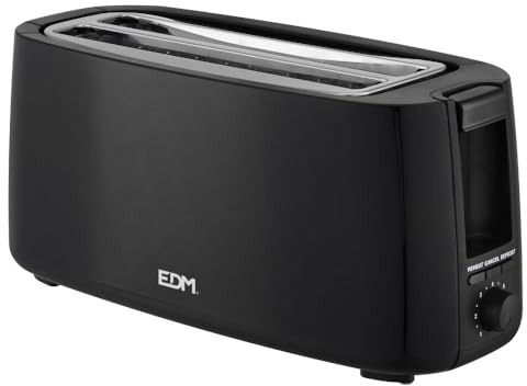 Tostadora EDM Doble ranura Negro 1400 W