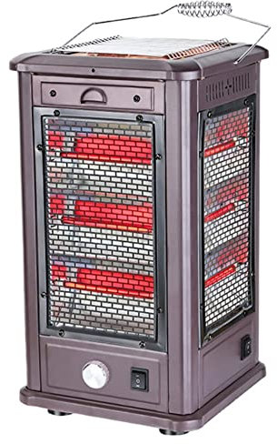 Quartz Convector Heater Portable Heaters Fosr Home Low Energy Barbecue Freestanding for Indoor Bathroom home (purple,10.08X11.02X11.02in)