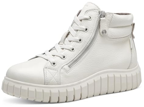 Tamaris COMFORT Damen Sneaker hoch aus Leder mit Reißverschluss