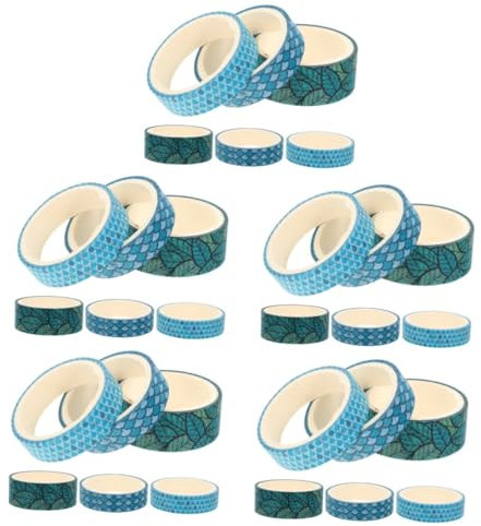 EXCEART 30 Rollen Taschenband Sammelalbum bastelset Magnetband deko Planer liefert japanische Papierbänder Washi-Tape Japanisches Papier Kunsthandwerk Milchprodukte Klebeband schmücken