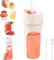 Mini Blender Portable Portable Blender, 480ml Portable Juicer Blender with 6-Blade Head, Portable Blender Cup for Shakes and, USB Blender for Office, Gym, Kitchen, Travel