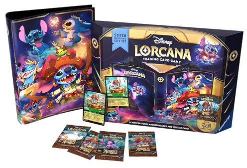 Disney Lorcana Trading Card Game: Azurite Sea - Stitch Collector's Gift Set (Inglés)