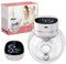 Wearable Breast Pumps Hands Free, Leak-Proof Electric Breast Pumps 5 Modes 15 Levels with LCD Dispaly, Low Noise Painless Wearable Breastfeeding Milk Pump, BPA Free (Pink & White)