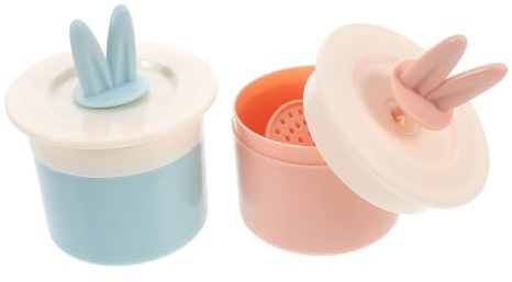 FRCOLOR 2 Pièces visage oreilles de lapin bain relaxant flacon de voyage machine à mousse de soins de la peau masque cosmétique fabricant de mousse pour le lavage du visage
