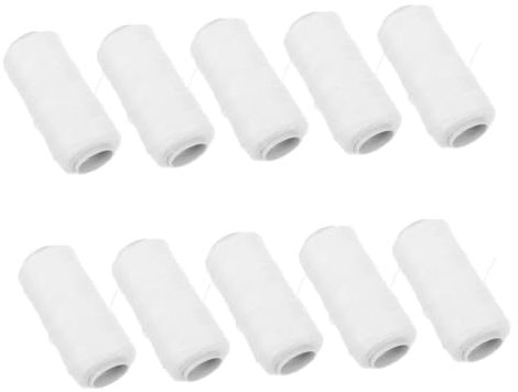 minkissy 10rollen Baumwollfaden Für Haarentfernung Mit Threading Augenbrauenfaden Zum Einfädeln Für Epilierer-tool Threading-haarentfernungsfaden Für Gesichtshaarentferner