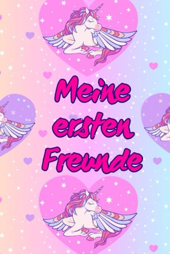 meine ersten freunde freundebuch einhorn