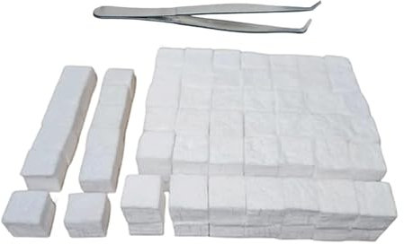 96 Ceramic Wool Wick For Tabletop Fire Pit, Wick Sponge For Bioethanol Fireplaces, Cotton Block Fiber Insulation, Firepit For Table Bioethanol Firetpit