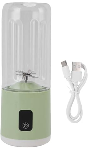 NOENNULL Blender Cup Portable Blender Cup Rechargeable Électrique USB Mélangeur Personnel pour Smoothie et Shakes Juicer Blender 500 ML Grande Capacité avec 1500 MAh Batterie pour Fruits (Légumes)