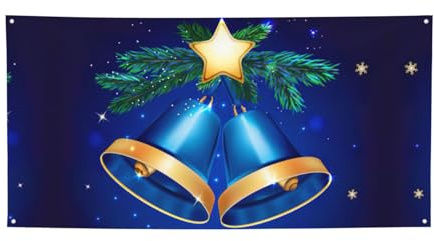 Cartel de Feliz Navidad Feliz Año Nuevo, pancarta para exteriores/interiores, decoración para cumpleaños, fiesta, boda, festival, Halloween