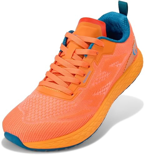 Geococcyx Chaussures de Sport Homme Pieds Larges Orange 40EU