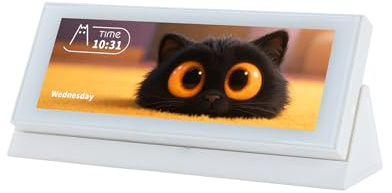 Pantalla secundaria ligera de 4.6 pulgadas, pantalla expandible, tema editable dinámico, fondo de CPU GPU, accesorios de monitor multimedia